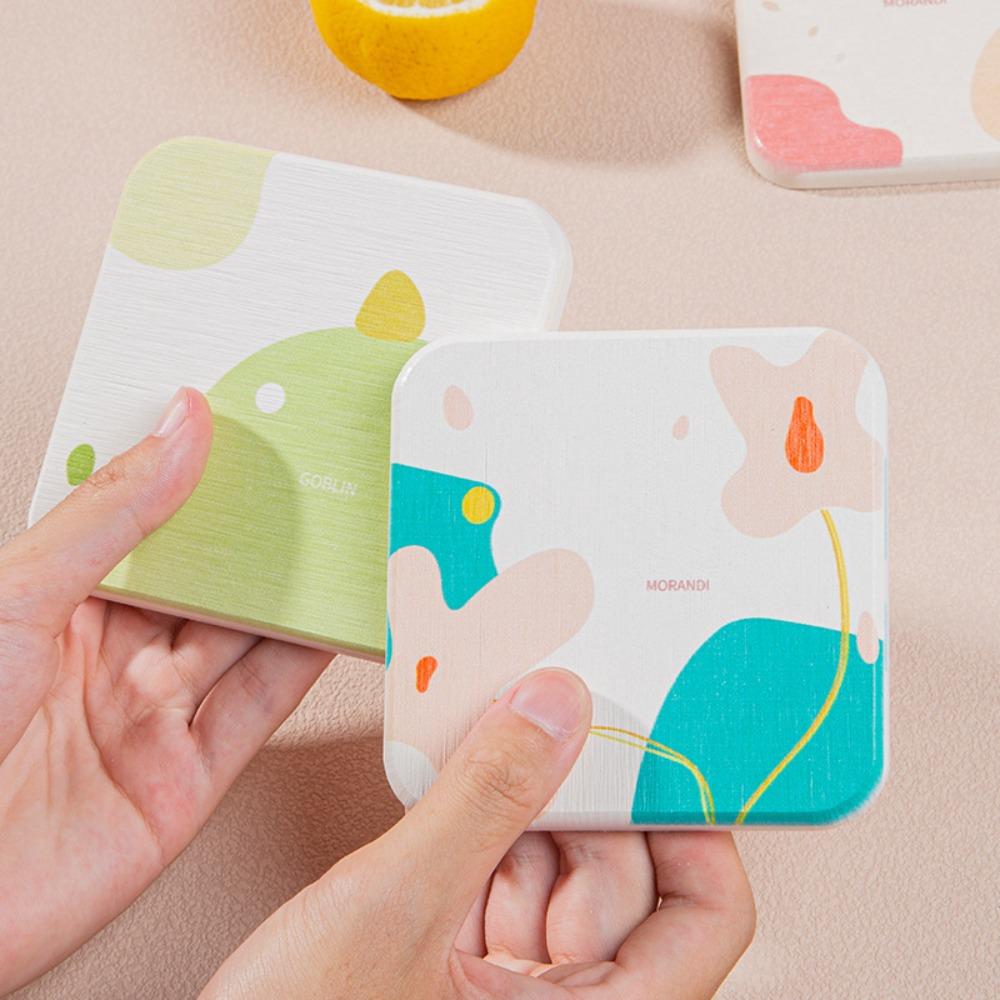 4pcs Quick-drying Cup Mat Water-absorbent Mug Mat Table Decor Insulation Pad  Tea Room