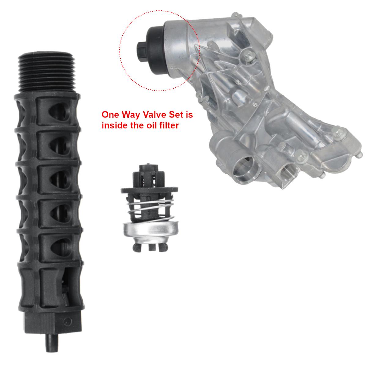 Car Engine Oil Cooler Filter One Way Valve 93186324 55353322 For Cruze