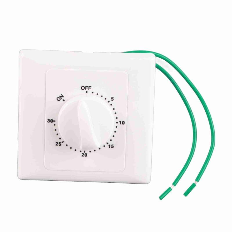 AC 220V Pumpen-Zeitschaltuhr Mechanische Zeitschaltuhr Countdown-Steuerung 86er Platte Wandmontage 30 Min