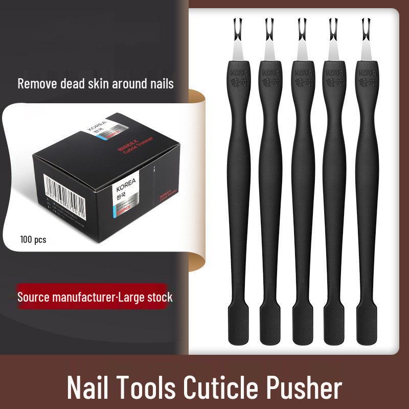 

Korean U-Shaped Double-Ended Cuticle Fork and Pusher Manicure Tool