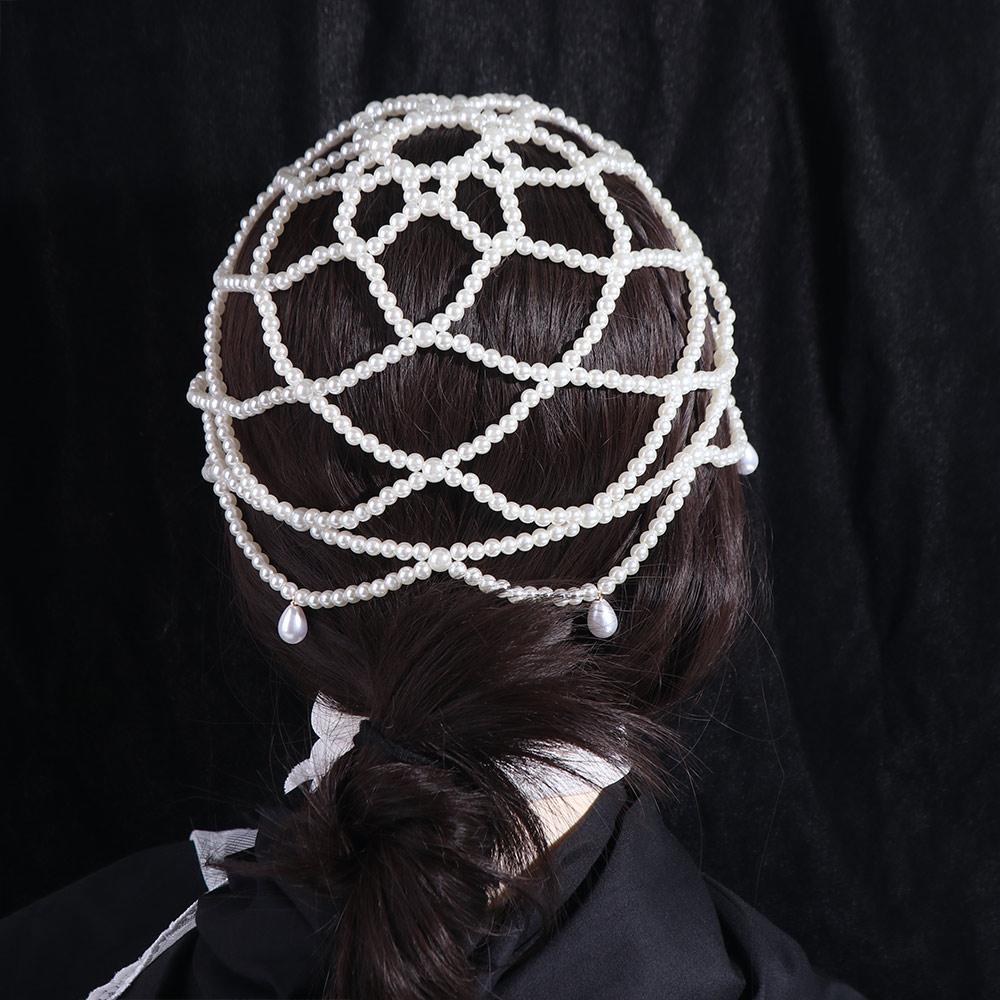 White Pearls Hairband Luxury Boho Headband Fashion Pearls Head Chain  Head Accessories