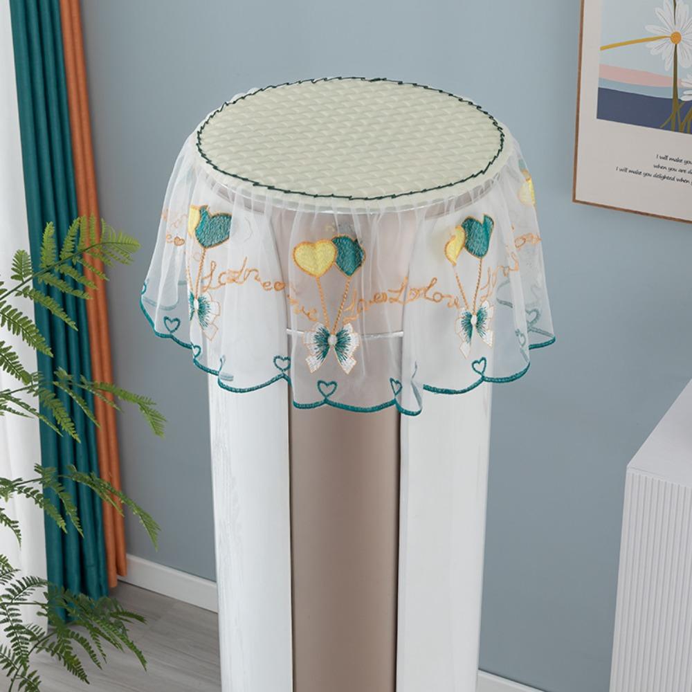 Lace+Polyester Air Conditioner Dust Cover Round Universal Anti-fouling Cover  Air Conditioner