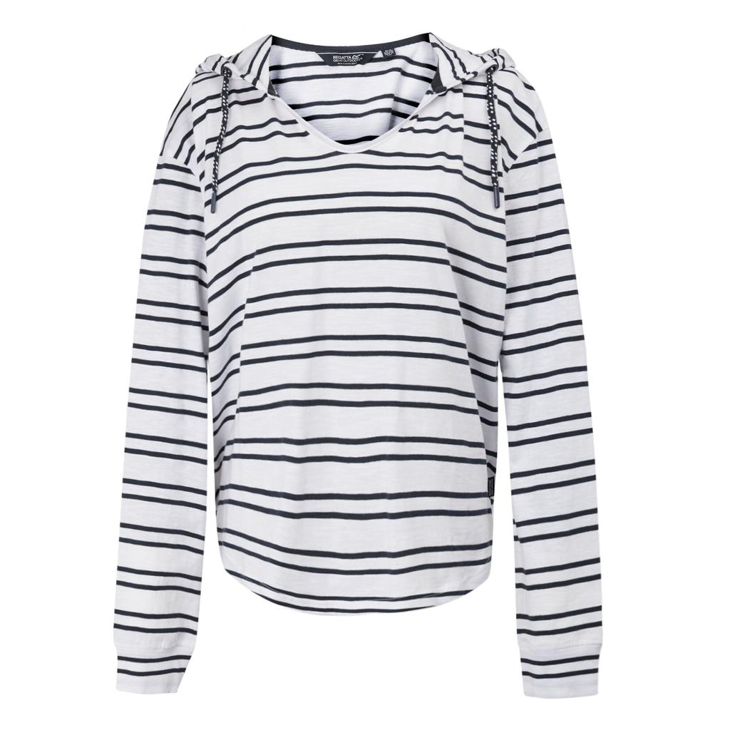 Regatta Womens/Ladies Minerve Stripe V Neck Hoodie