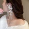 Ear Cuff a Forma di Farfalla con Nappe e Strass - Non Richiede Foratura