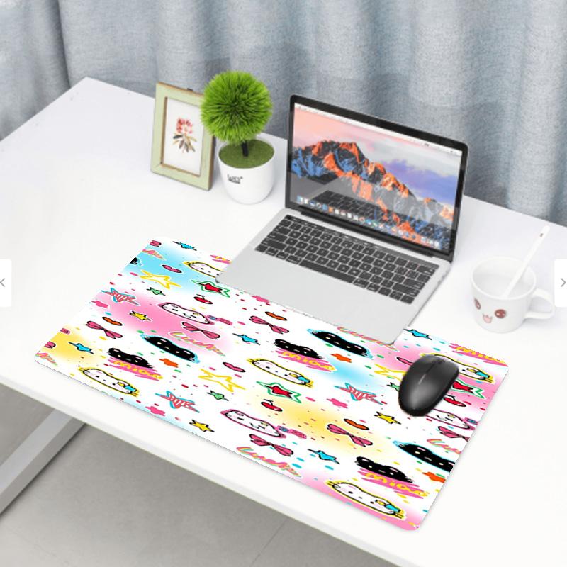 Crayon Shin Baskılı Mouse Pad, Kaymaz Masaüstü klavye Matı, PC Dizüstü Oyun Çalışma Günlük Kullanım için, Havalı Festival Sürpriz Hediye