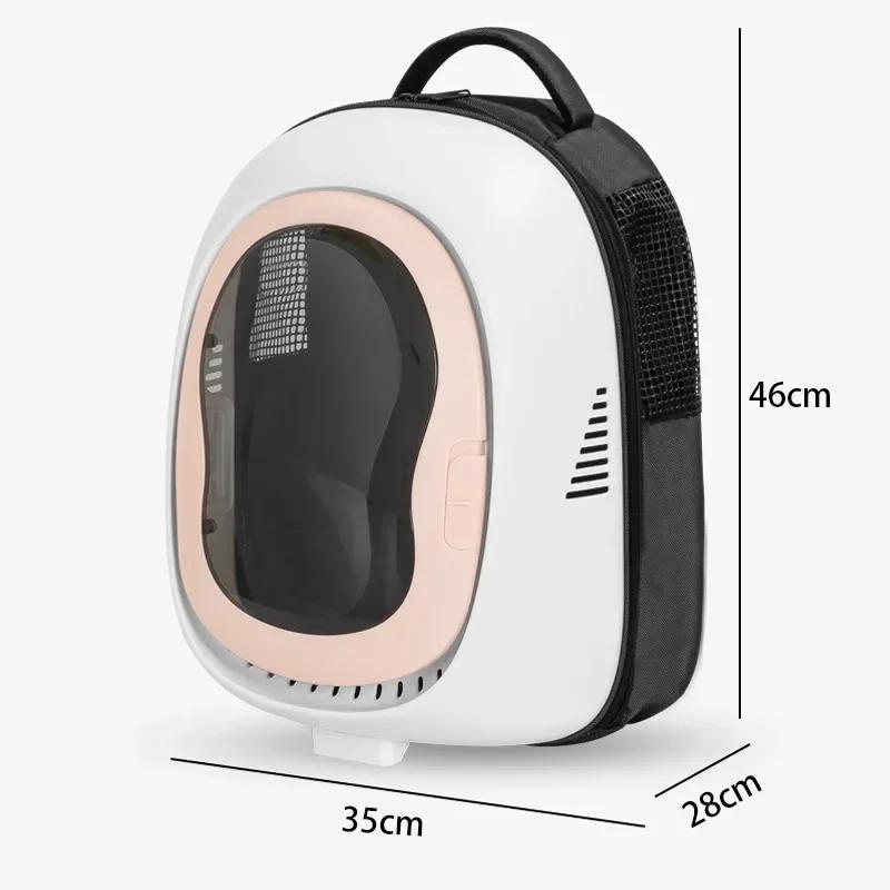 Portable Travel Pet Carrier Backpack Transparent Capsule Cat Bag Breathable For Small Animal Puppy Kitty Bird Pet Daily Supplies