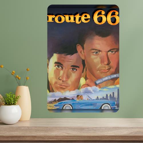 

Route 66 Classic TV Show Metal Poster Sign 20x30cm（7.8x11.8inch）
