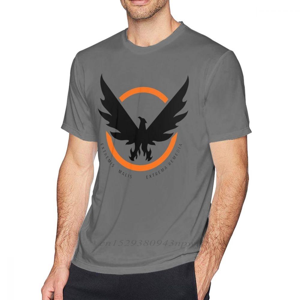 Tom Clancy S The Division T Shirt The Division 2 SHD Logo TShirt ShortSleeve Cute Tee Shirt Basic 100 Cotton Tshirt