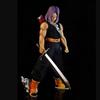 27cm Anime Dragon Ball Z Double headed Future Warrior Trunks Action Figure Statue PVC Collection Model  Boy Toys Gifts
