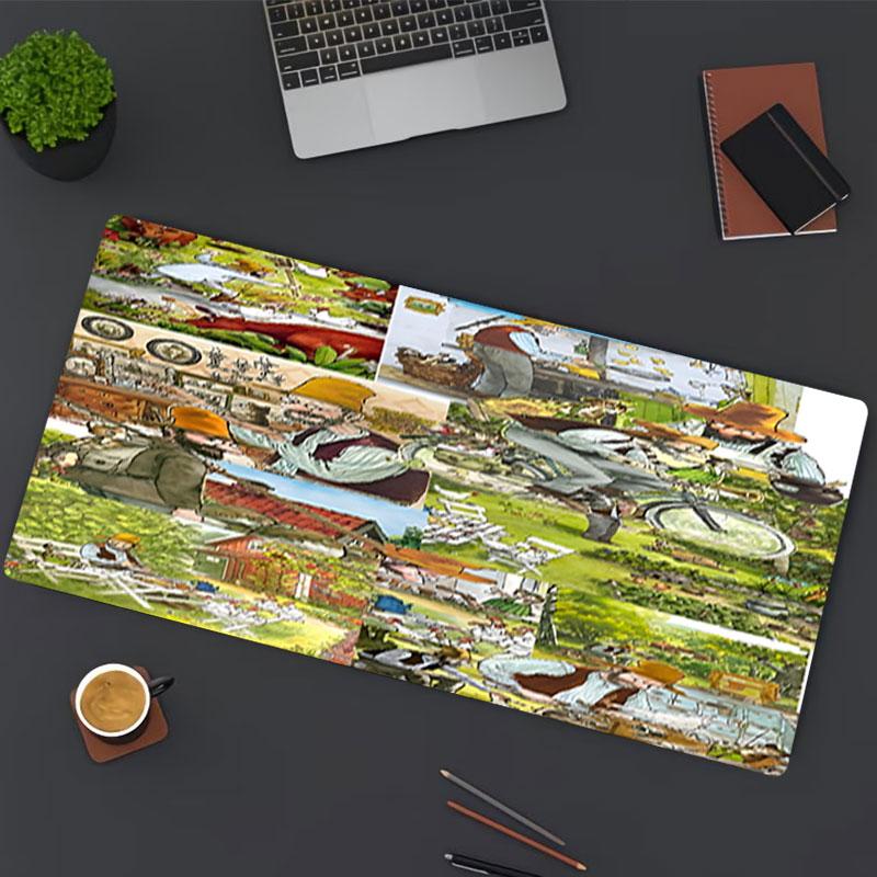 Pettersson und Findus Print Mouse Pad, for Keyboard Pad Laptop PC Mat for Office Home Use, Desk Decor, Perfect Birthday Gift for Gamers