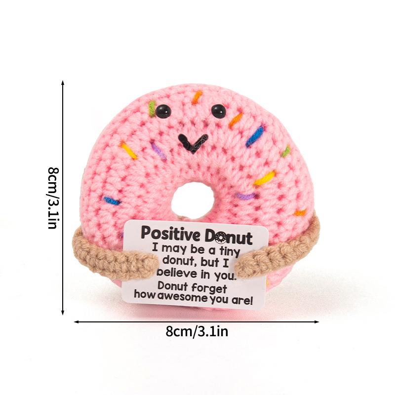 Positive Potato Ornament Desk Accessories Offices Accessories Desktop Decoration Crochet Fruits Vegetables Christmas Gift