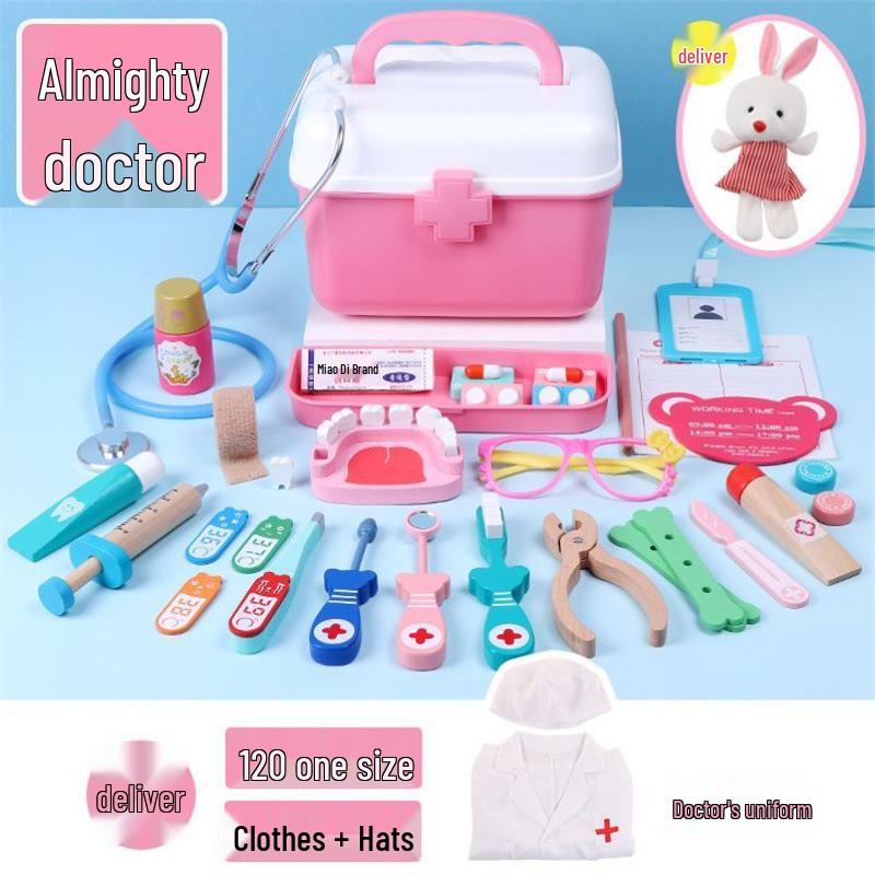 Educational Dollhouse and Hospital Playset for Toddlers and Kindergarten