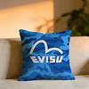 Evisufashion Evisu Logo Cushion Cover Cozy Velvet Throw PillowSoft Warm Cushion For Sofa  Bed