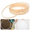 10pcs Bamboo Floral Hoops 25Cm: Wreath Frame For Diy Craft Dreamcatcher Wedding Decor Handmade Wreath Base Macrame Hoops Rings