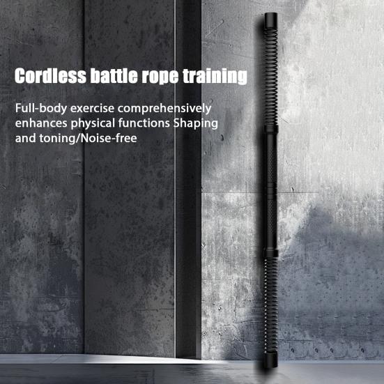 1 Paar Touwloze Battle Rope Mannen Vrouwen Armoefenaar Cardio Spierkrachttraining Draadloos Trainings Touw Home Gym Fitnessapparatuur