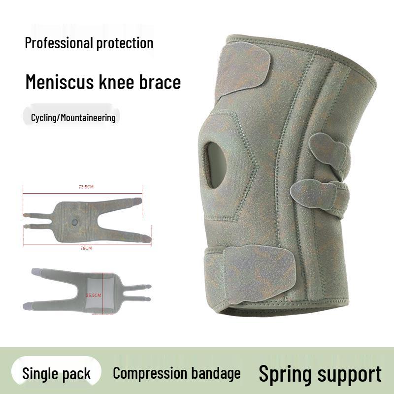

Full Coverage Sports Knee Pads: Anti-Strain Sprain Fitness Brace for Meniscus and Joint Protection