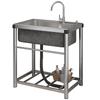 Taijufu 304 Stainless Steel Laundry Sink with Stand