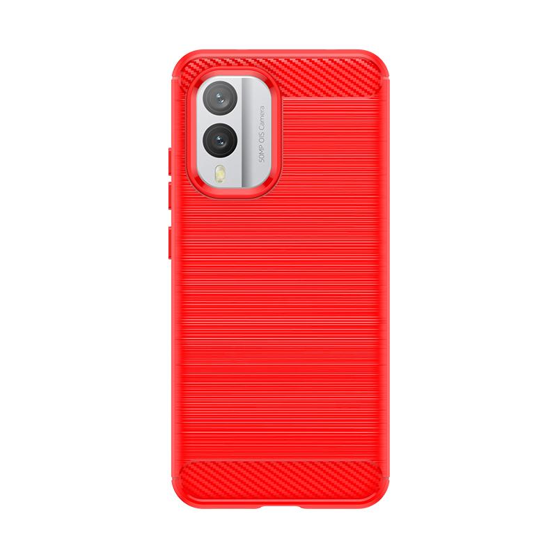 Pro Kryt Nokia X30 5G Pouzdro Pro Nokia X30 5G Kryty Nárazuvzdorný Měkký TPU Nárazník Pouzdro na Telefon z Uhlíkových Vláken Pro Nokia X30 5G Fundas