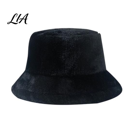 Fuzzy Bucket Hat for Women Plush Hat, Winter Warm Fisherman Cap, Cozy Soft Comfortable Skin Friendly Head Gear Fluffy Faux Fur Autumn Daily