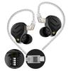 KZ Pisces 2DD Dynamic Drive Earphones Adjustable Earbuds HIFI In Ear Wired Gaming Earphones 2PIN 3.5MM Type-c Plug Cable