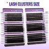 Diy Segmented Single Cluster Of Hair 10-18Mm Thick Eyelash Book Large Capacity Eyelashes