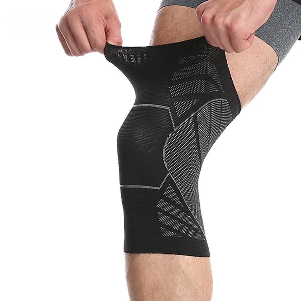1PCS Sports Compression Knee Brace Elastic Support Pads Knee Pads Fitness Equipment Volleyball Basketball Cycling
