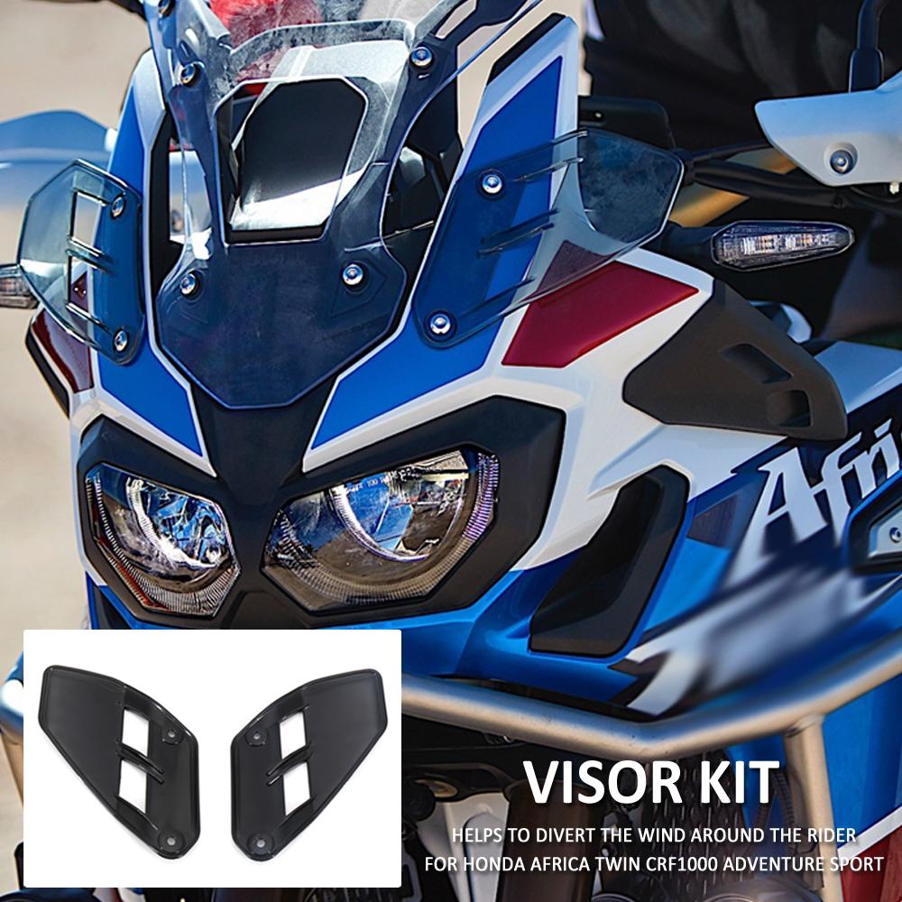 New Motorcycle For Honda CRF1000L Africa Twin Adventure Sports Upper Wind Deflectors Visor Kit CRF 1000 L