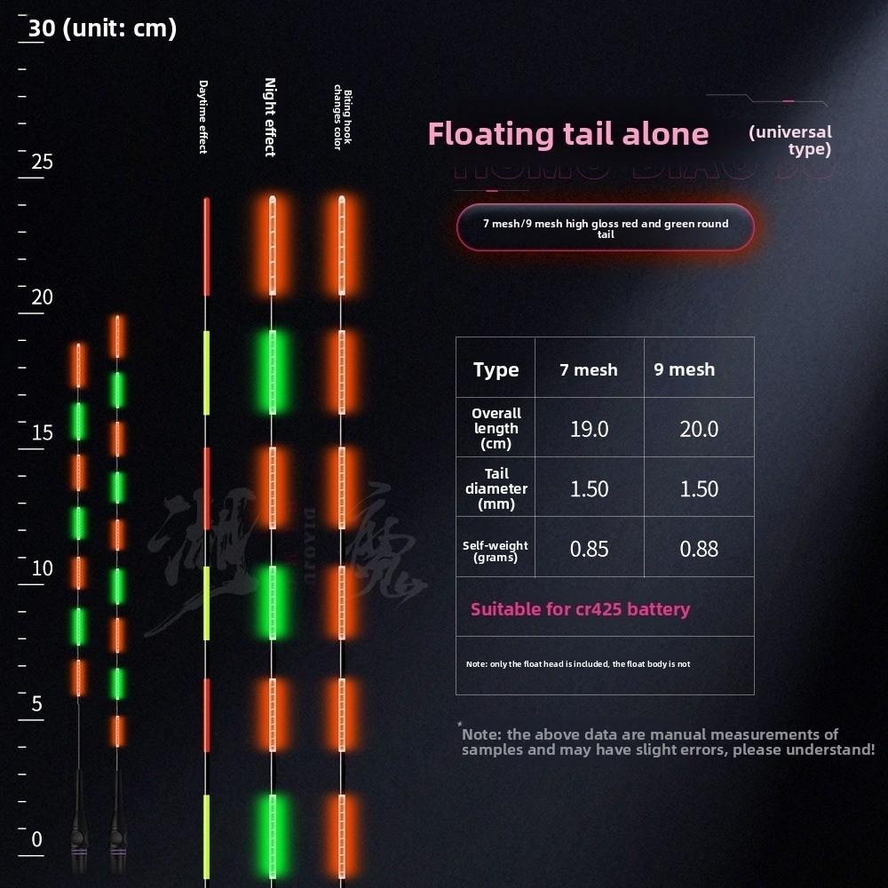 Super Bright Luminous Float Ultra Sensitive Fishing Buoy Night Fishing Float Night Fishing