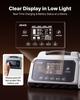 Smart Battery Charger, 30A, 6V 12V 24V LiFePO4 Lead-Acid (Gel/AGM) Lithium Car Battery Charger, with LCD Display, Trickle Charging Maintainer