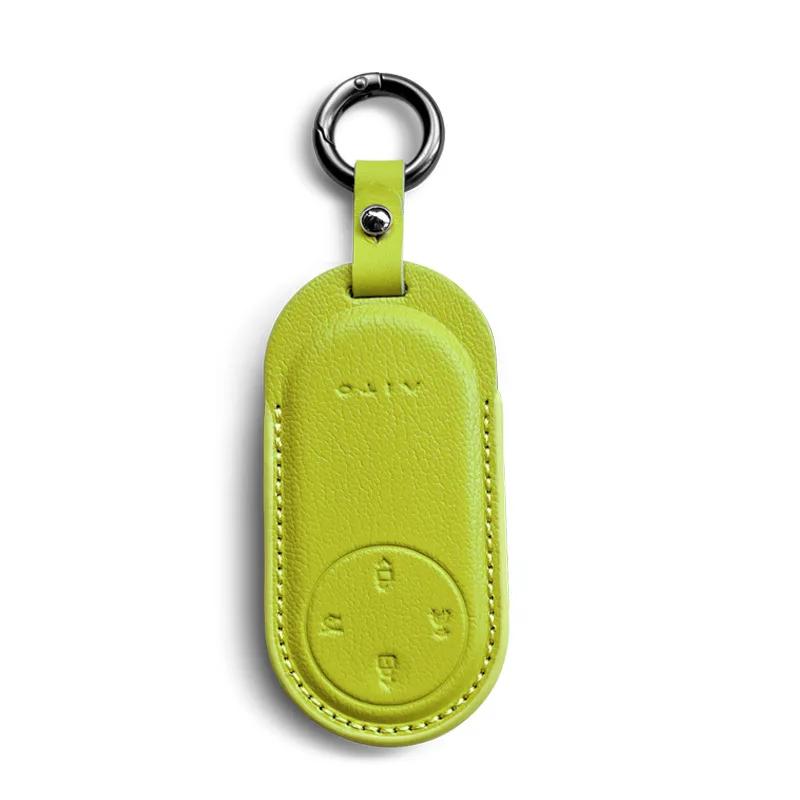 For AITO M9/M8 key set leather M5/M7 car key case buckle,New leather keycase