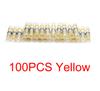 100pcs Solder Seal Wire Connectors Heat Shrink Solder Seal Butt Connectors Electrical Terminals Insulated Waterproof Copper Wire