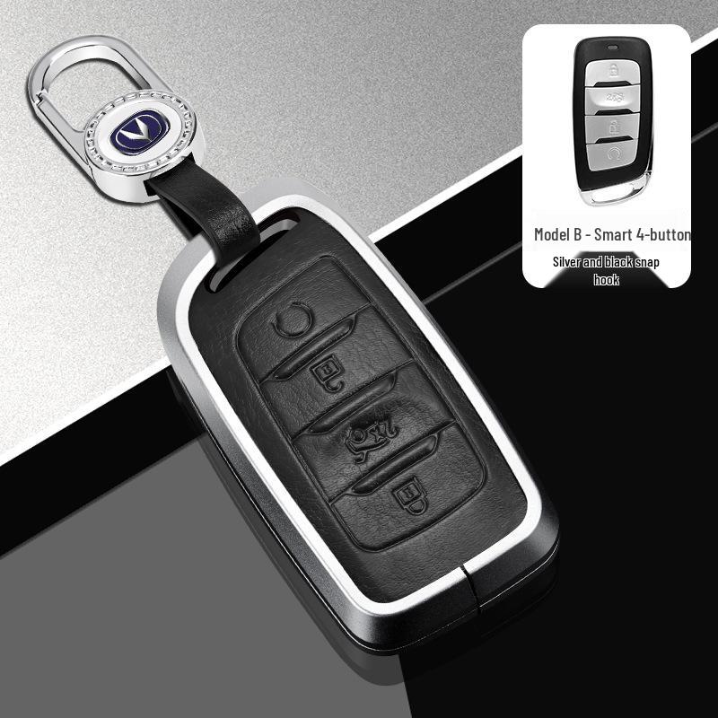 Changan Car Key Cover for Third Gen CS75 Plus, Yidong Plus, CS55, and CS35 Plus