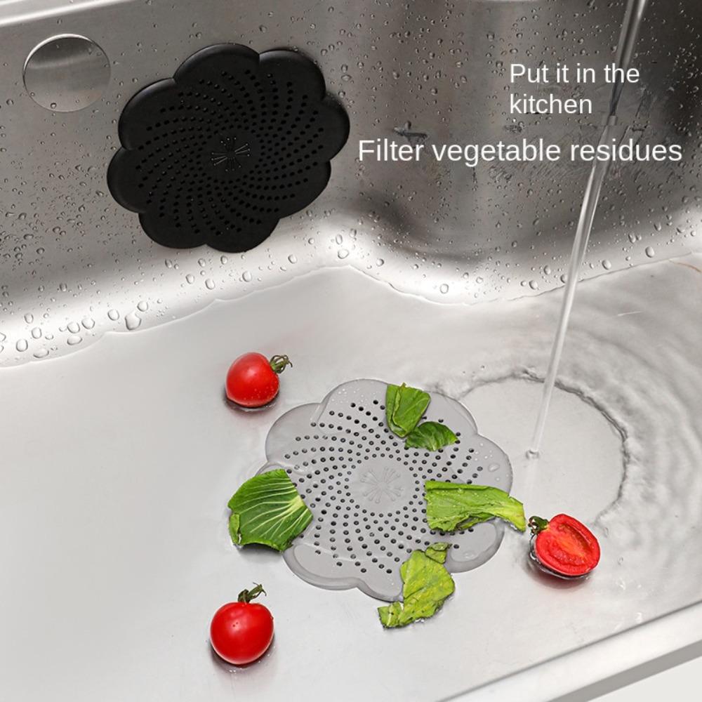 TPR Floor  Drain Cover Anti Blocking Sewer Deodorant Cover Convenient Sink Filter  Sink