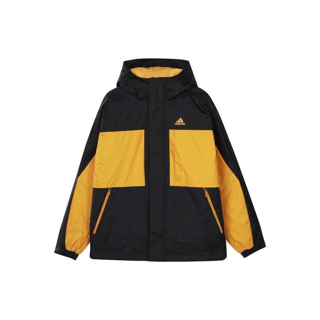 adidas Down Jackets Men's Black Hooded Moderate Other GF0076