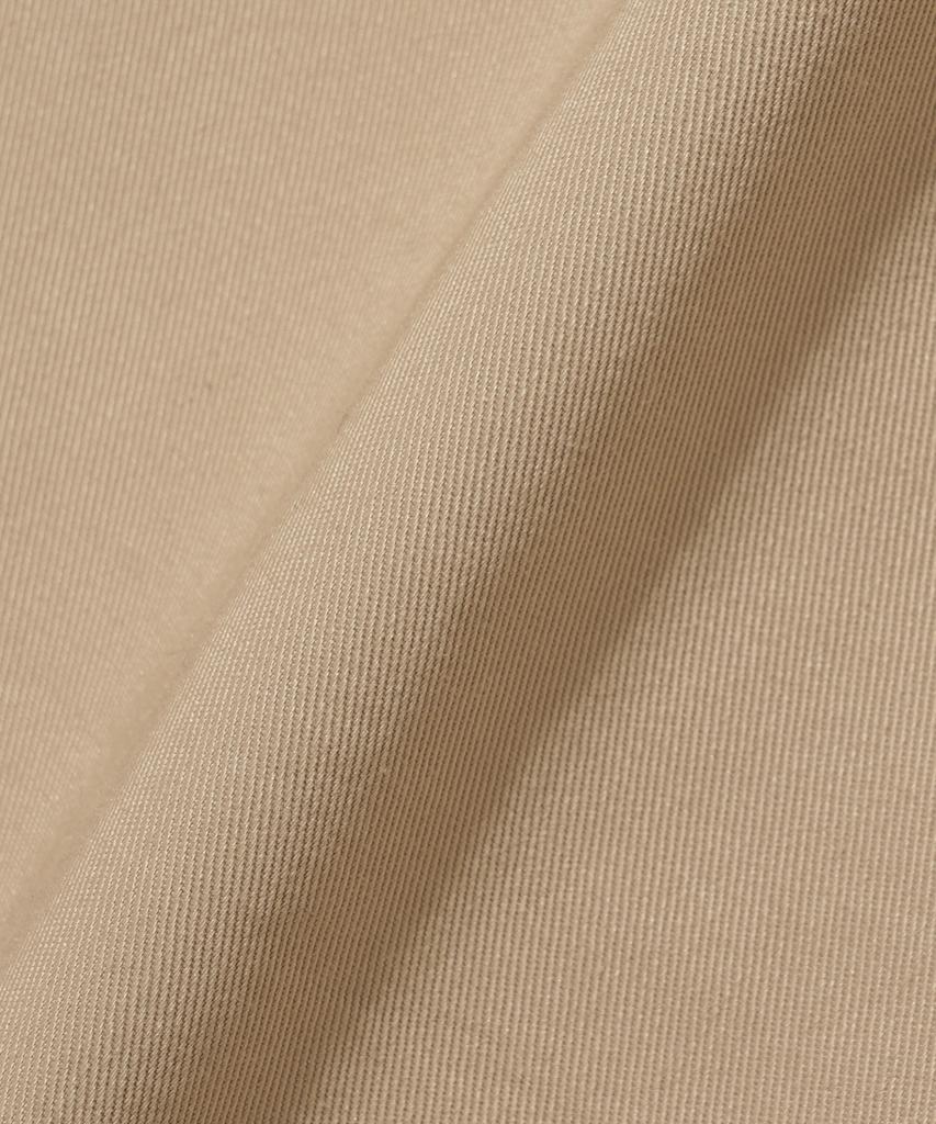 MANNERGRAM [Half Set Japanese Imported Fabric] Single-Pleat High-Density Cotton Half Pants Light Beige