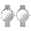 KLON Pair Watch Couple Wristwatch Mirror KLON CONNECTION ELFIN 38mm Silver Ladies and Men