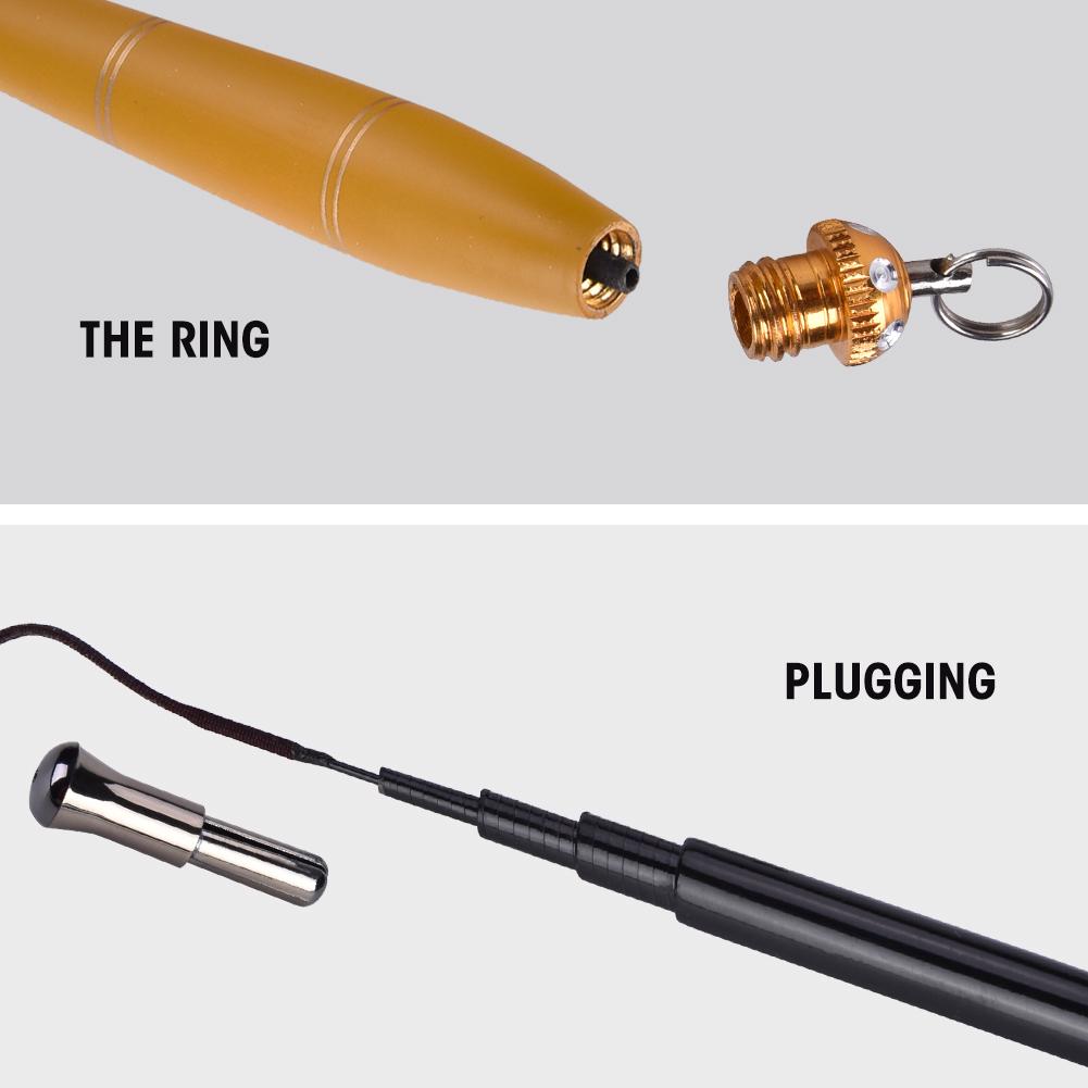 Mini Ultra Light Outdoor Portable Telescopic Fishing Rod Stretchable Fish Pole (1.8)