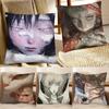 Yuka Sakuma Cartoon Pillow Case Square Pillow Bedroom Sofa Leisure Comfort Cushion Car Home Decoration
