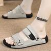 New fashion boutique men's sandals quality indoor and outdoor cool slippers British casual breathable beach shoes