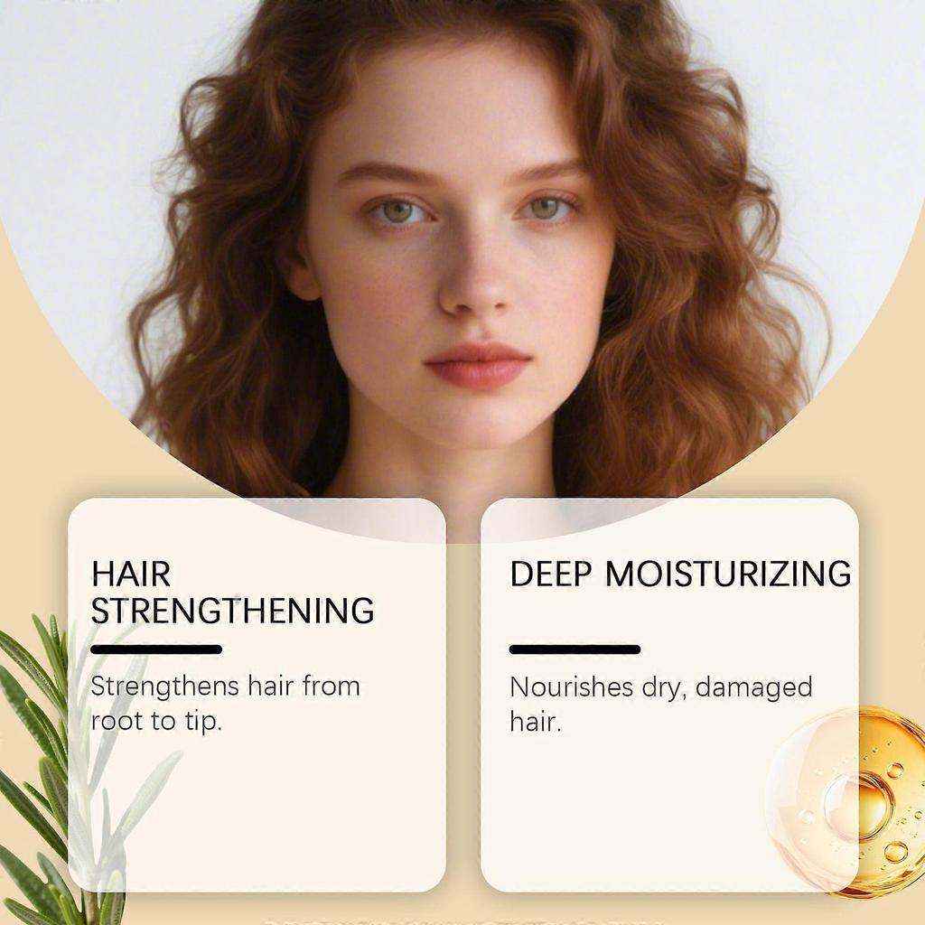 Hoegoa Rosemary Hair Essential Oil Gently Nourishes And Smoothens Hair. Scalp Massage, External Application, Essence Oil