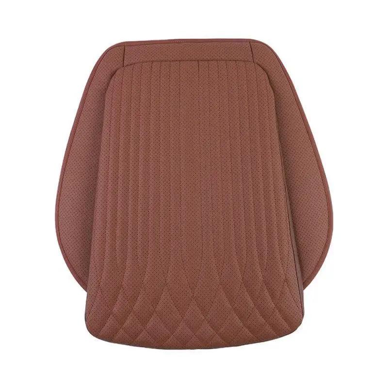Breathable Car Seat Cushion Luxury Leather Commercial Vehicle Non-slip Support Pad Universal High Rebound Sponge Seat Cover