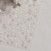 White Flower Petal Cherry Blossom Peach Blossom Falling Petal Floral Gradient 5D Self Adhesive Nail Art Sticker Manicure Decals