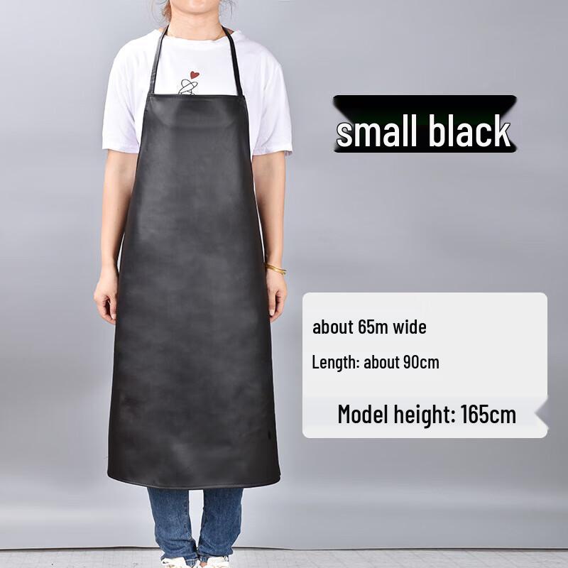 Waterproof PU Leather Kitchen Apron