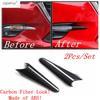 Front Bumper Fog Lights Lamps Eyebrow Strip Decoration Cover Trim For Mazda 3 Hatchback Sedan 2017 2018 Accessories Exterior Kit