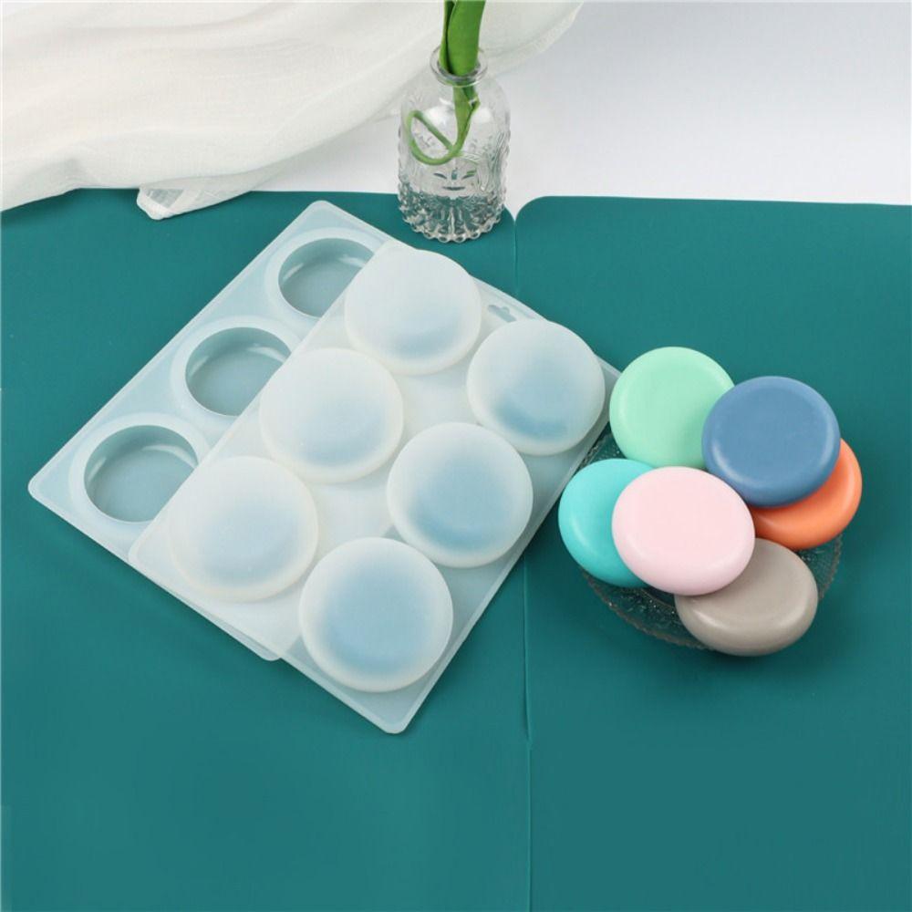 Flat Bottom Silicone Soap Mold Dome Shape Soap Making Mold Round Silicone Mold  Dessert Mousse