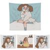Abstract Cartoon Tapestry Wall Hanging- Fashionable And Durable Livingroom Decoration