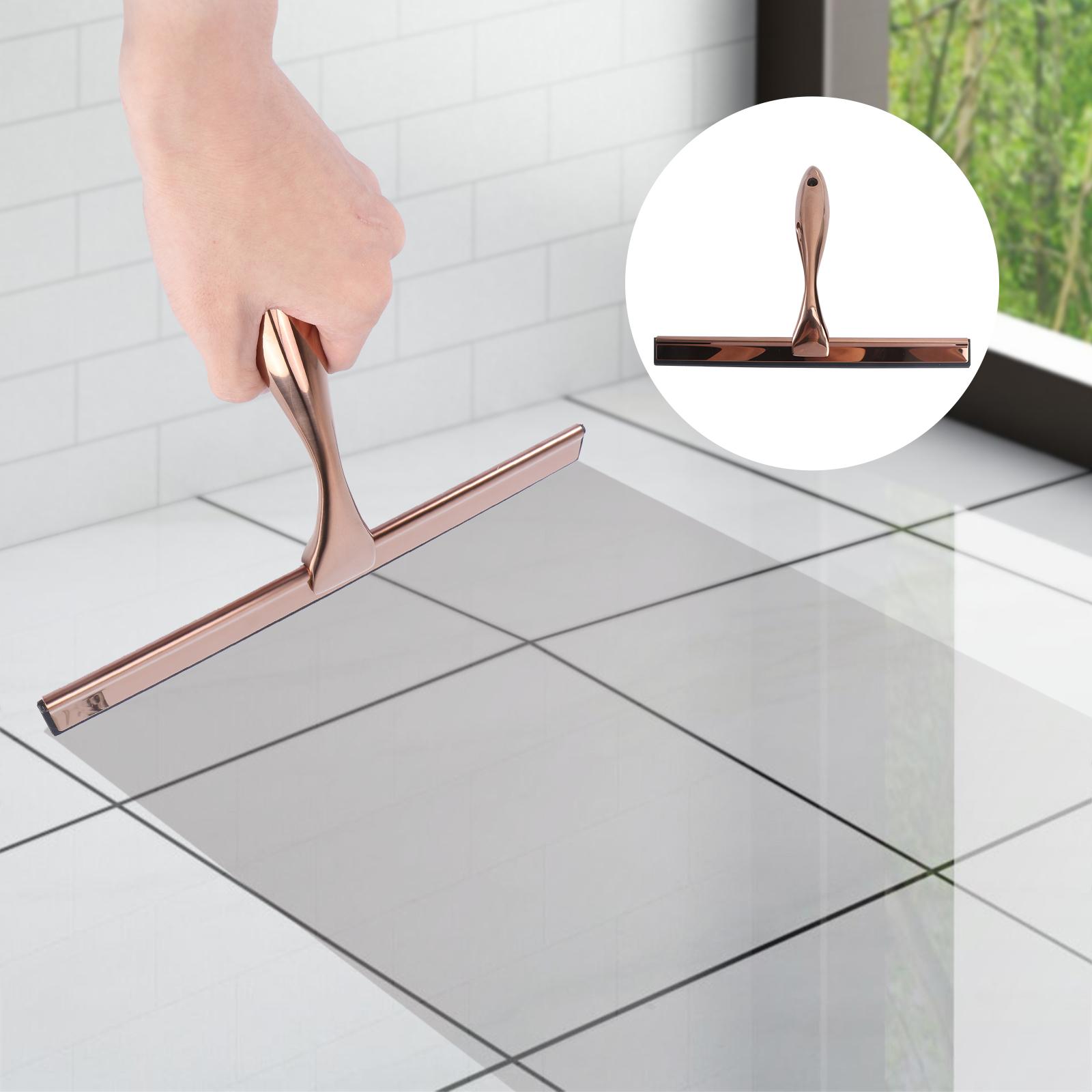 

Stainless Steel Squeegee Glass Wiper Bronze Silicone Bathroom Scraper Shower Door Cleaner Window Scrapers Short Handle Tile дубильна кора
