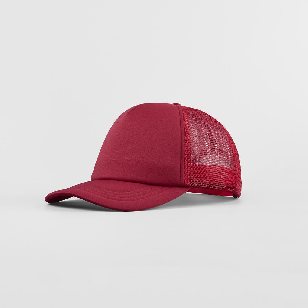 High Quality Custom Puff Printed 5 Panel Mesh Trucker Hats Foam Snap Back Adjustable Cap Striped Fashion Design Unisex