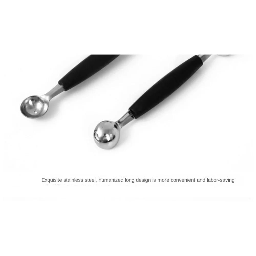 New Convenient Lazy Stainless Steel Multifunctional Watermelon Scoop, Fruit Scoop, Ice Cream Scoop Tool