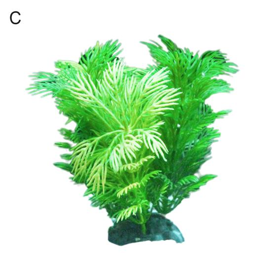 

Аквариумные декоративные пластиковые травы водные растения украшения для ландшафтного дизайна аквариума C